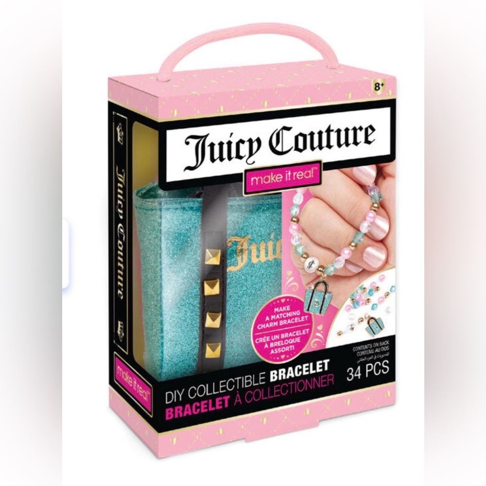 Juicy Couture Micro Bag and Charm Bracelet Kit - Teal